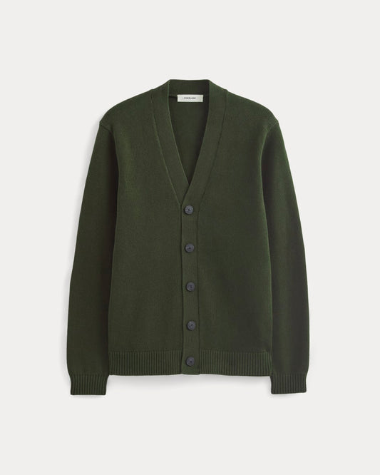 The Classic Cardigan in Everyday Cotton | Dark Green