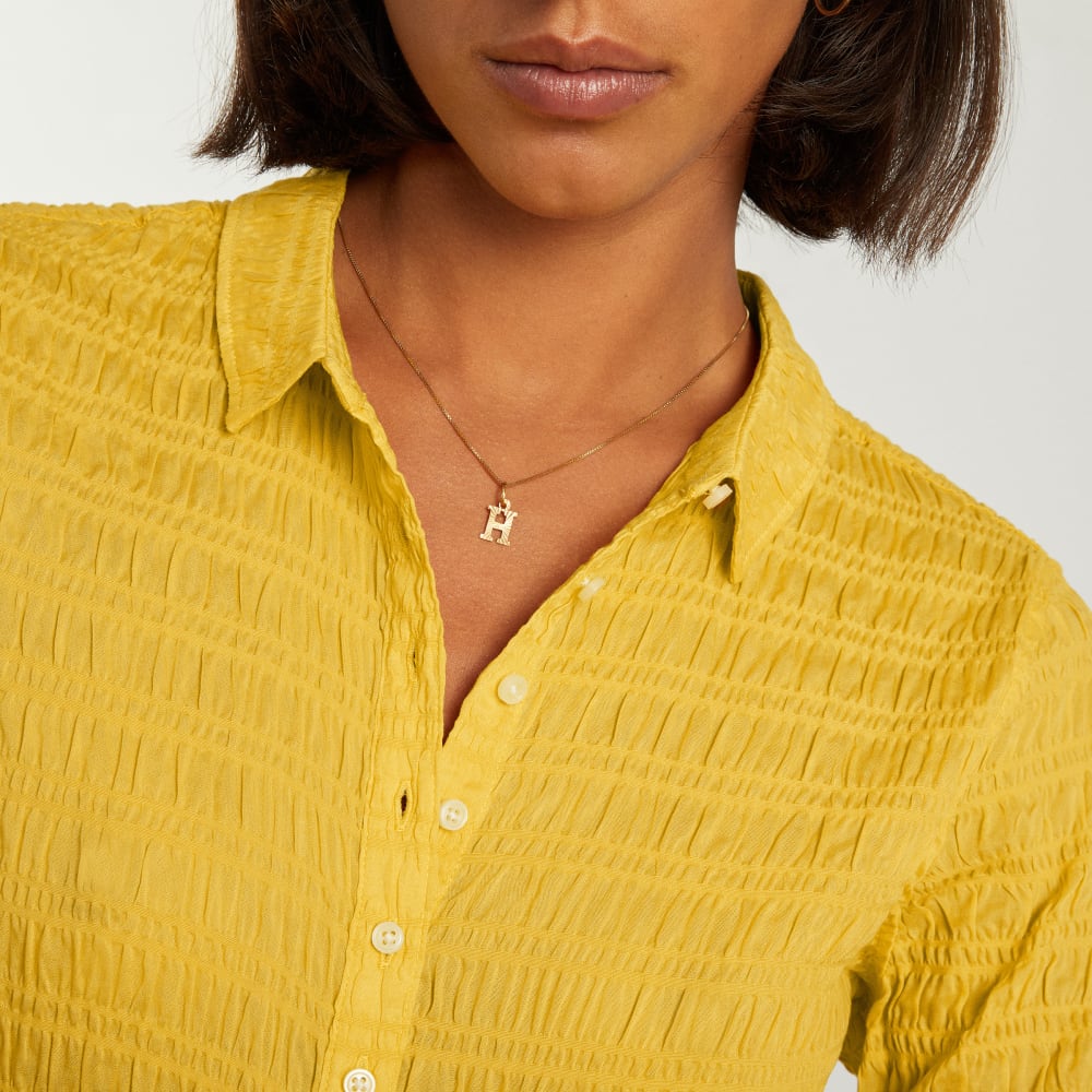 The Button Smock Top | Super Lemon