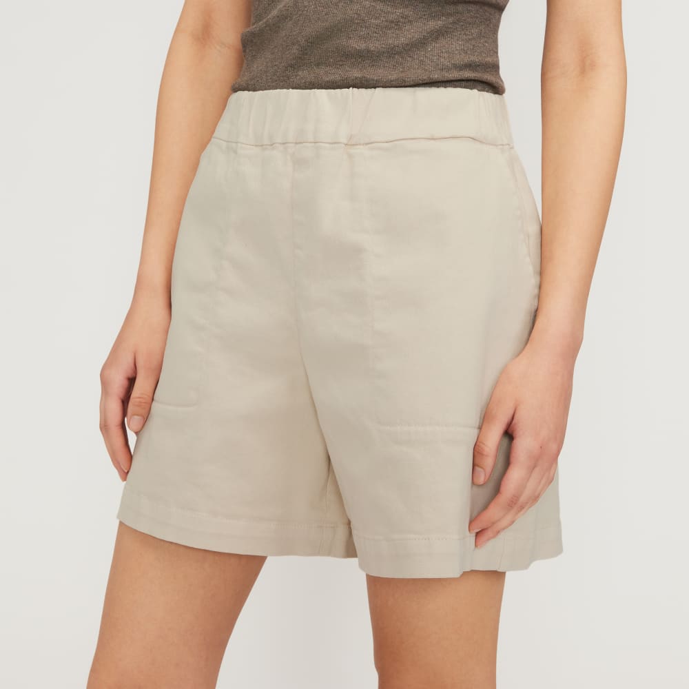 The Organic Pull-On Short | Sandstone
