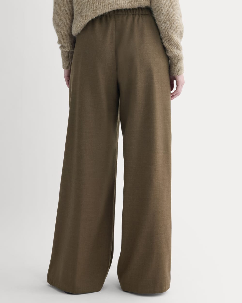 The Pull-On Trouser in Tailor Twill | Heathered Cocoa