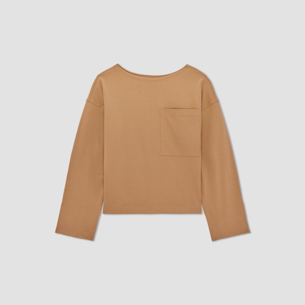 The Premium Weight Oversized Pocket Tee | Caramel