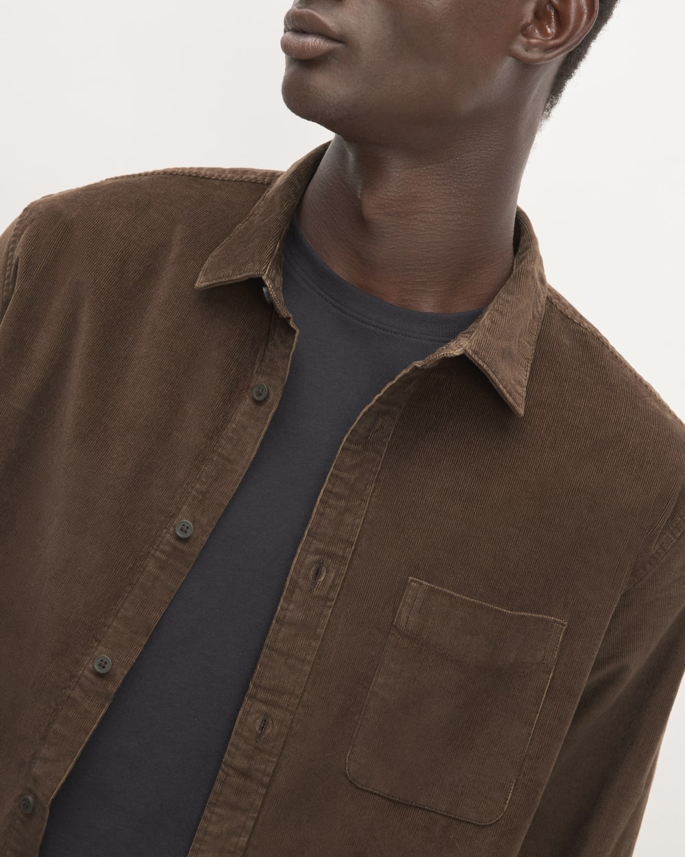 The Relaxed Corduroy Shirt  | Cocoa