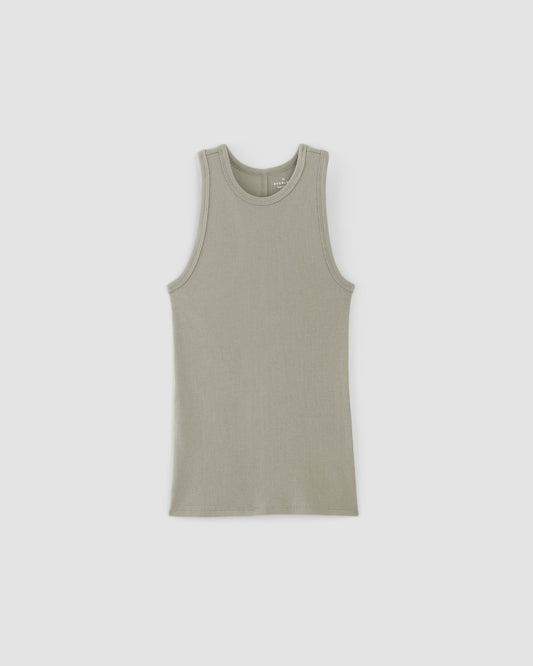 The Luxe Rib Racerback Tank | Sage Green