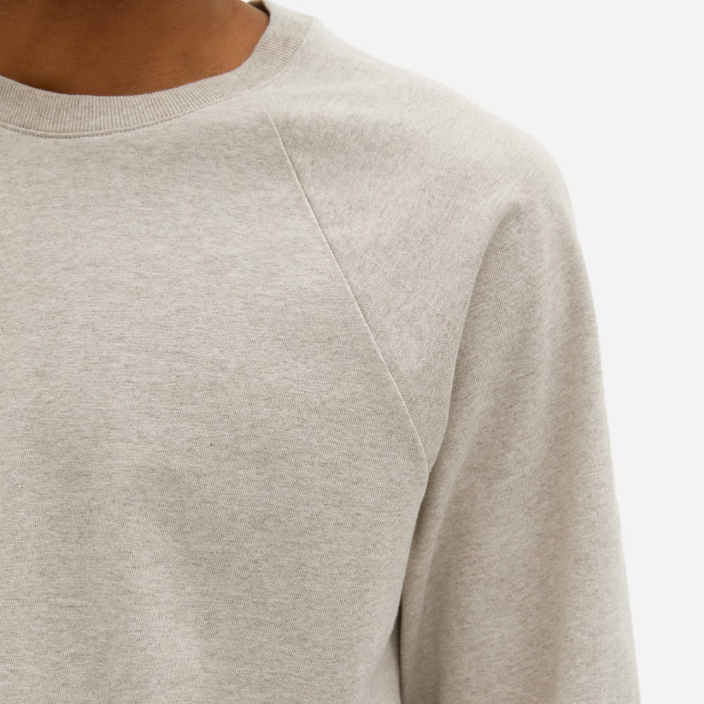 The Premium-Weight Long-Sleeve Crew | Uniform | Heather Oatmeal