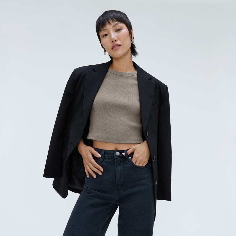 The ’90s Rib Tee | Clay