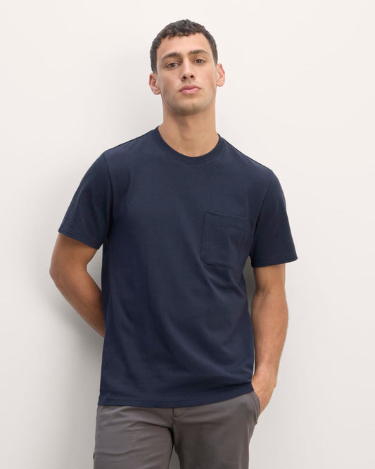 The Premium-Weight Pocket Tee | Uniform | Navy