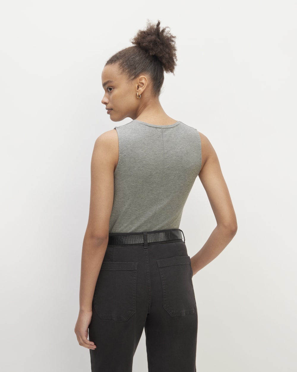 The Supima® Form Tank | Mid Heather Grey