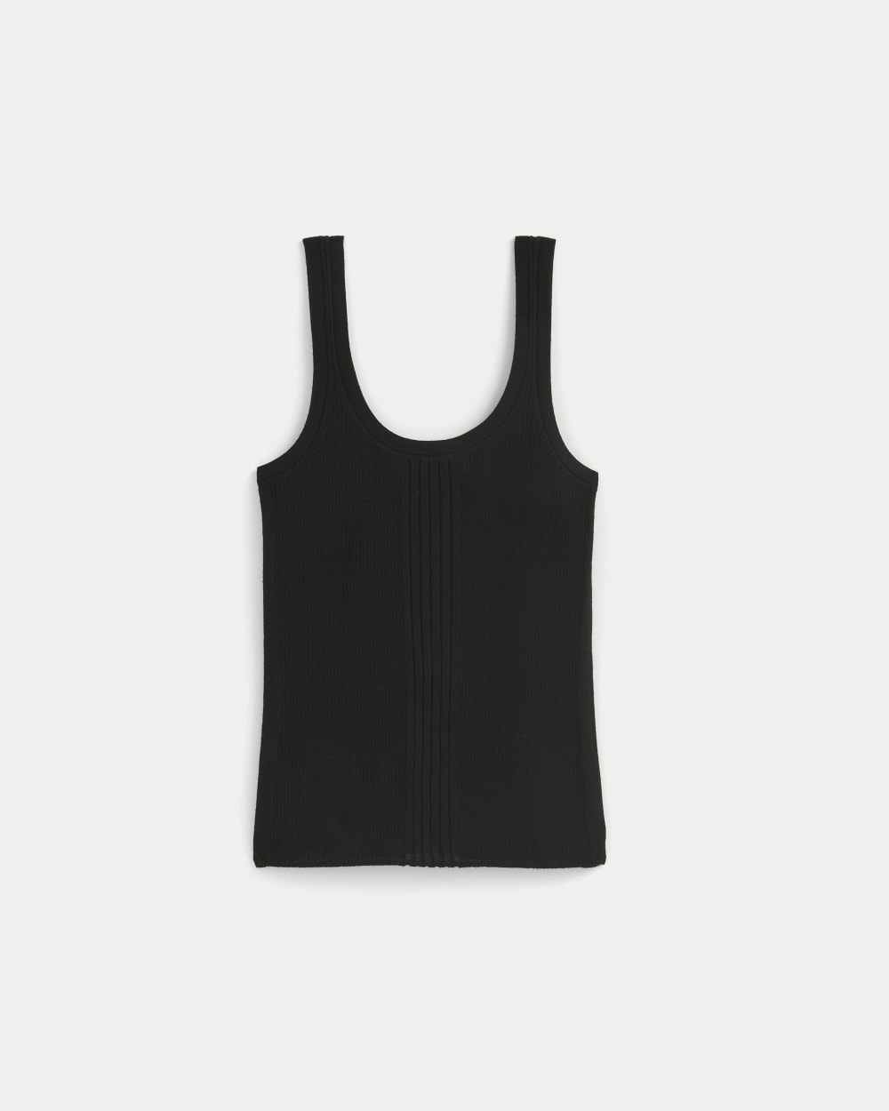 The Light Ribbed Cami in Ultrasoft Merino | Black