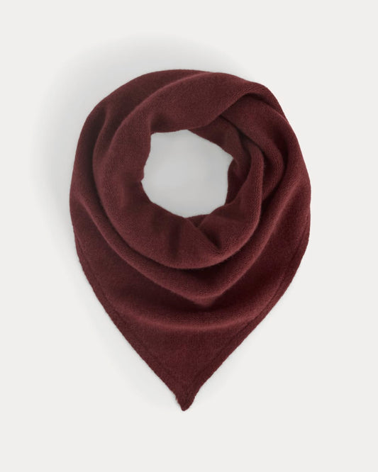 Cashmere Lovergirl Large Kerchief | Burgundy