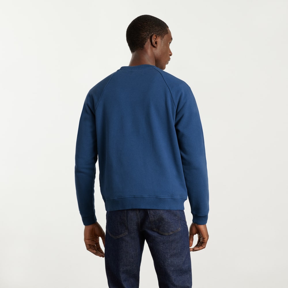 The Track Crewneck Sweatshirt | Deep Blue