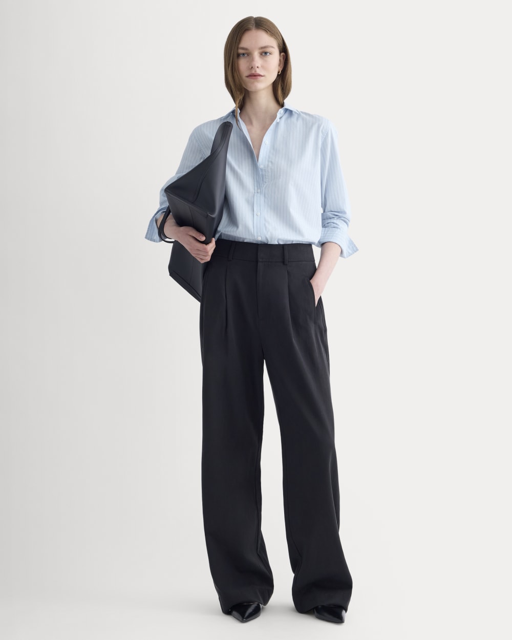 The Must-Have Shirt in Silky Cotton | Forever Blue / Optic White