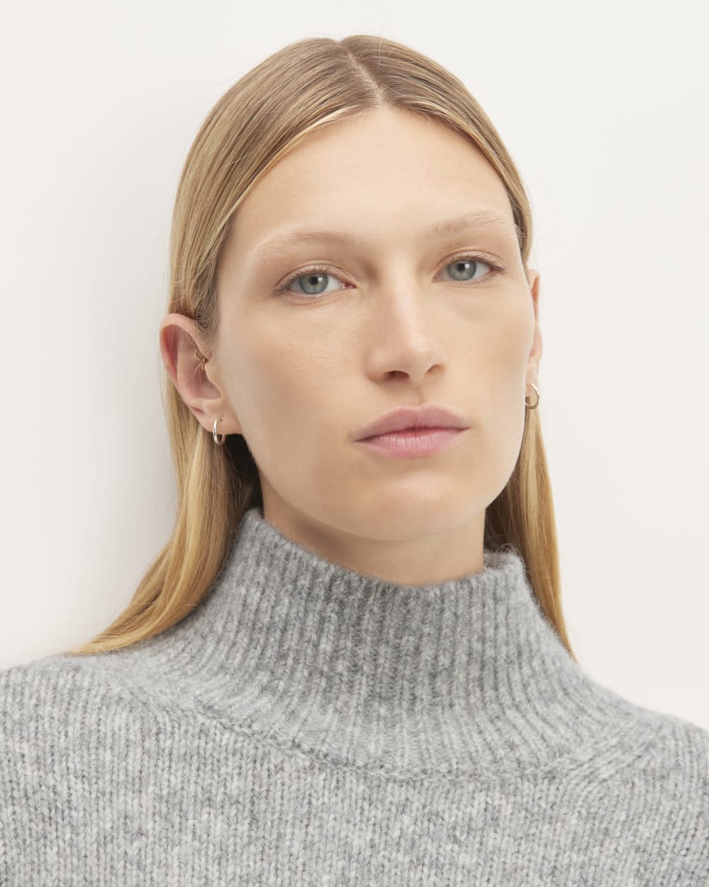 The Cloud Oversized Turtleneck | Heather Grey