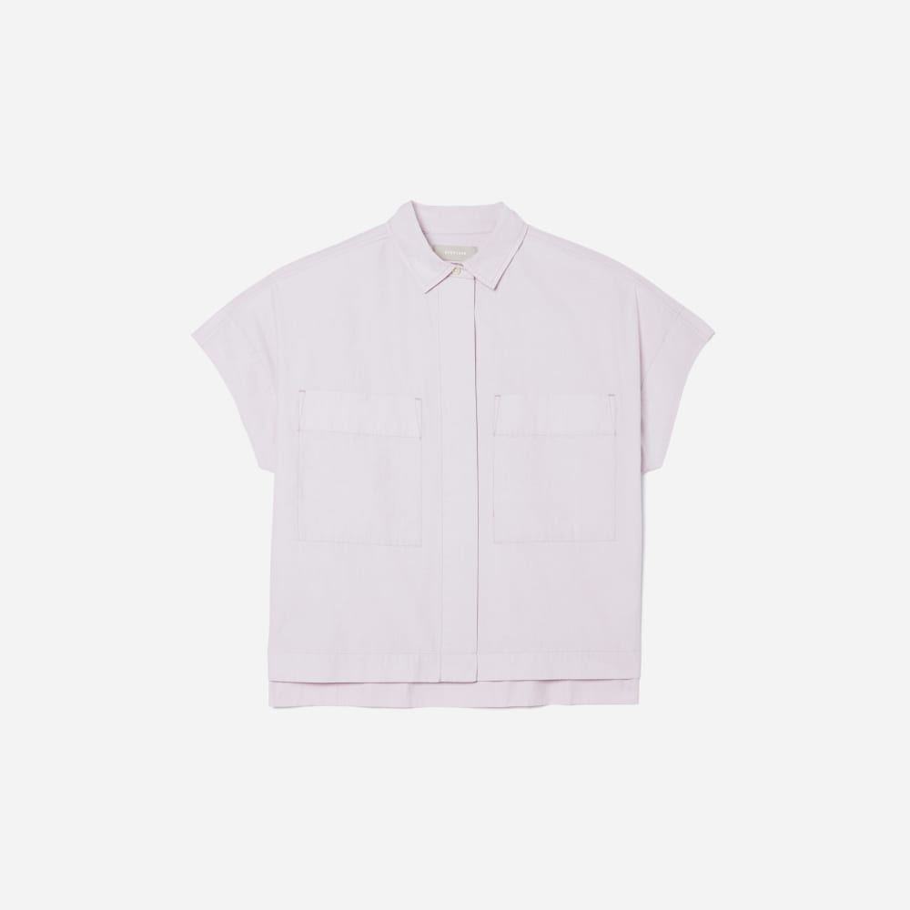 The Short-Sleeve Box Shirt | Dusty Lavender
