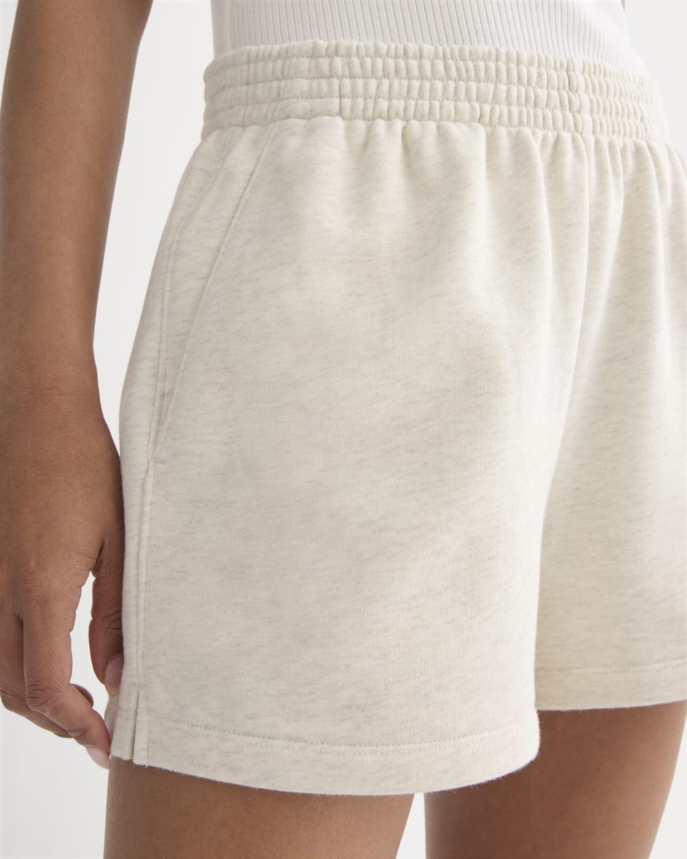The Off Duty French Terry Short | Heathered Oat