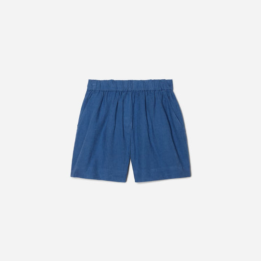The Linen Boxer Short | Deep Blue