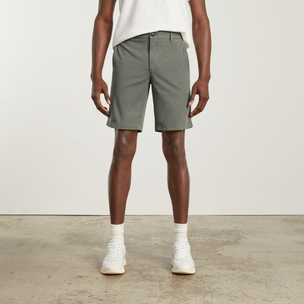 The 9 Slim-Fit Performance Chino Short | Pewter Green