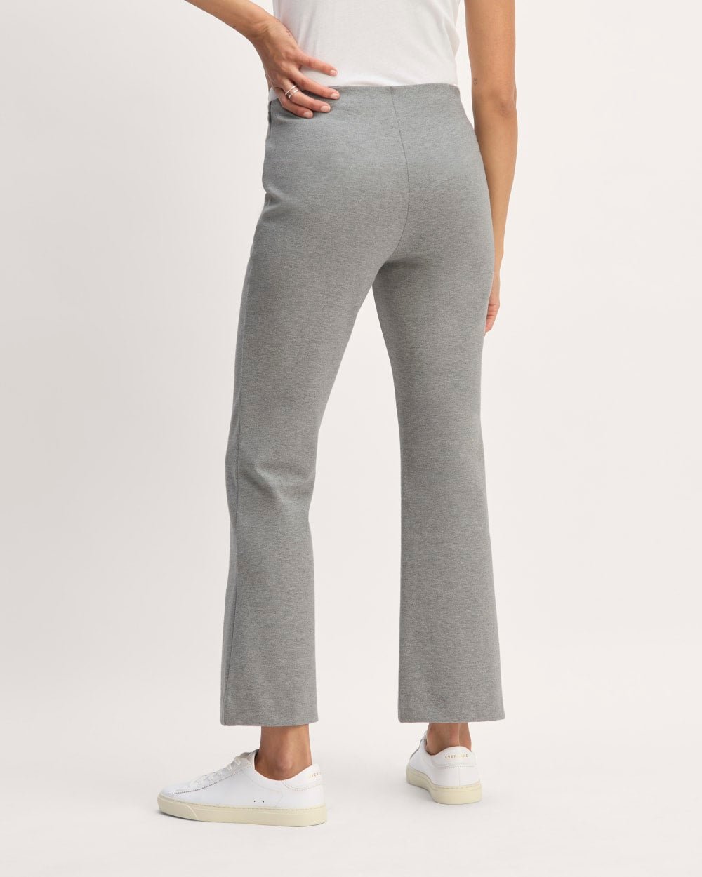The Dream Kick Flare Pant | Mid Heather Grey