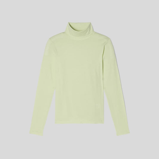 The Organic Cotton Turtleneck | Seafoam Green
