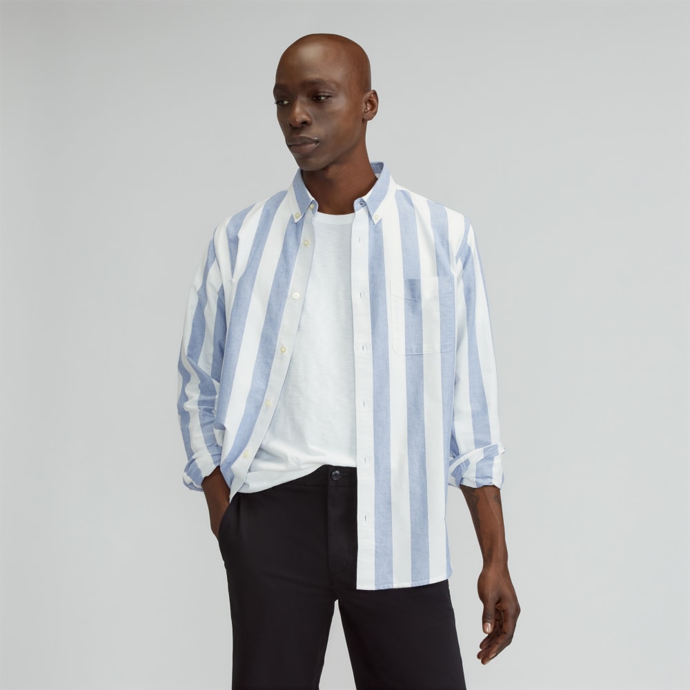 The Classic Oxford Shirt | Mazarine Blue / Bone | Standard