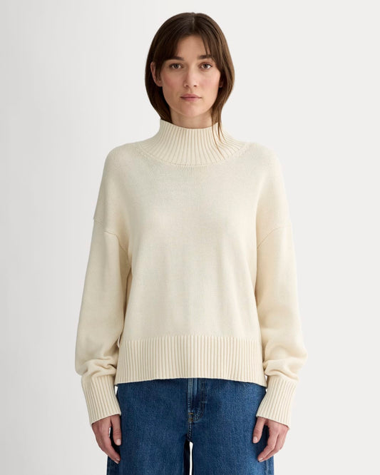 The Boxy Turtleneck in Everyday Cotton | Canvas