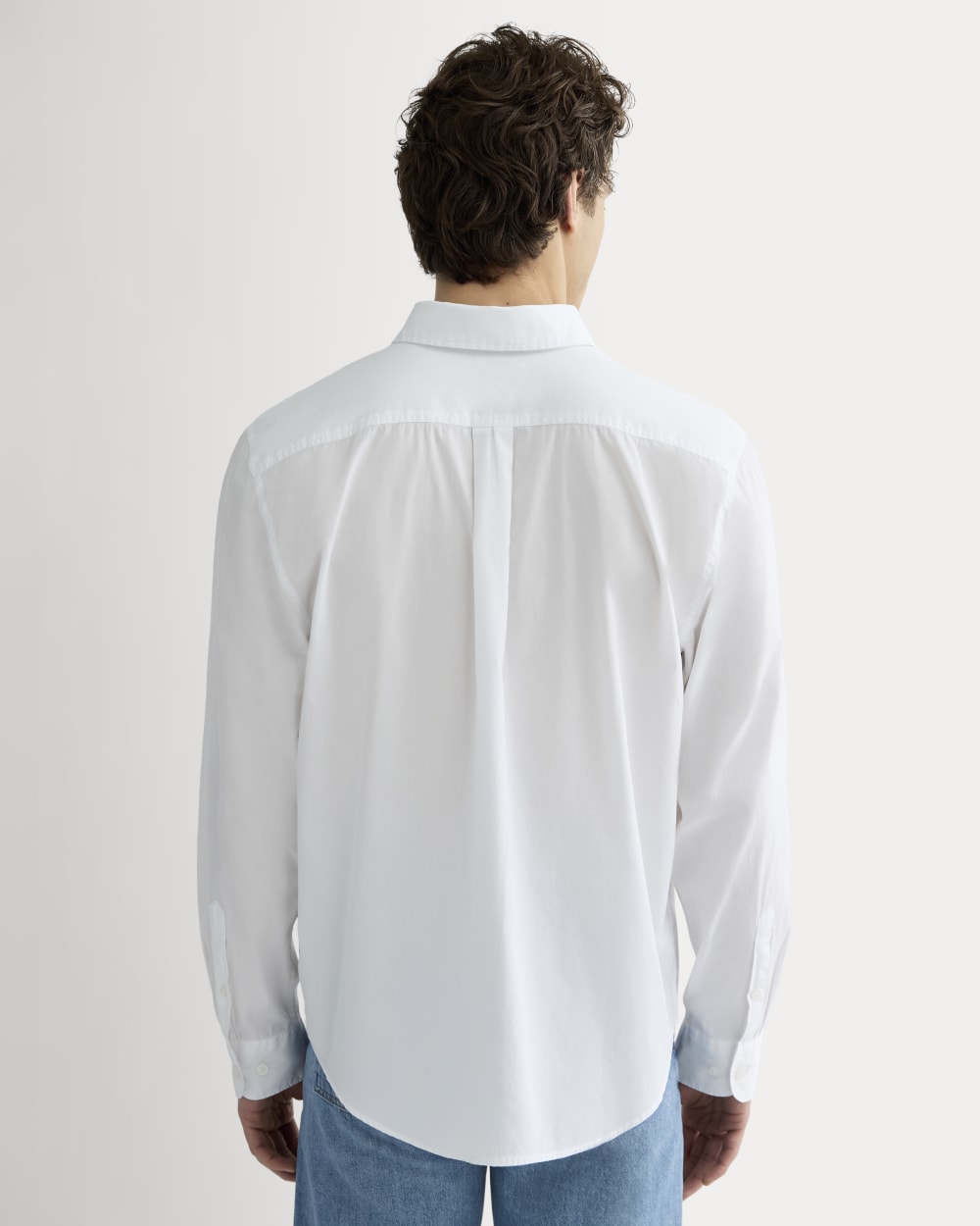 The Washed Poplin Shirt | White