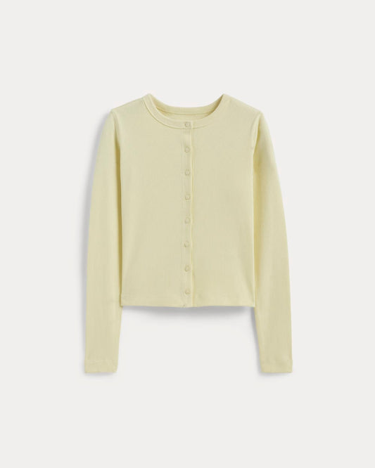 The Selfie Cardigan | Light Yellow