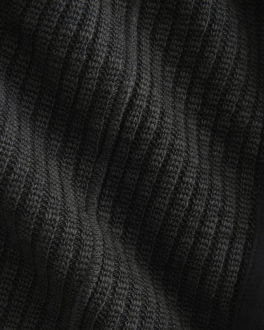 Cozy Rib Button-Up | Black