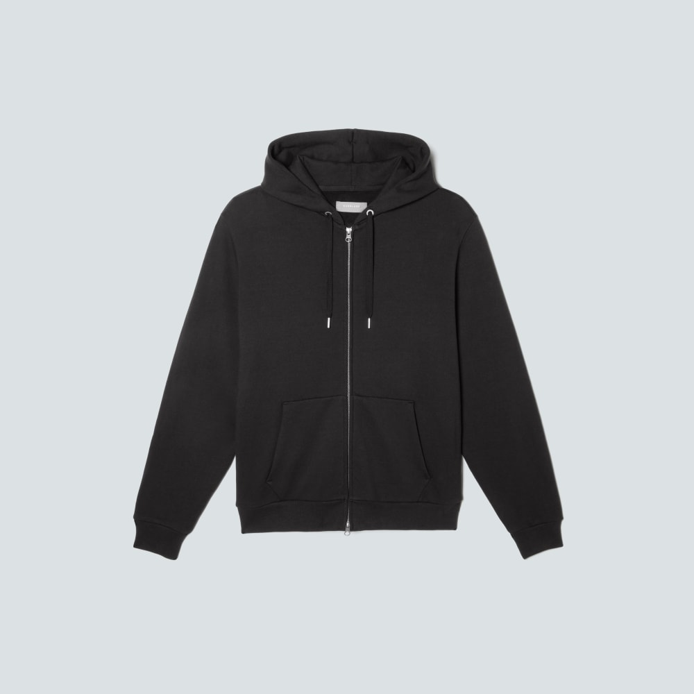 The Organic Track Full Zip | Black
