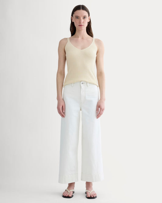 The Mariner Cropped Jean | Calico Ecru