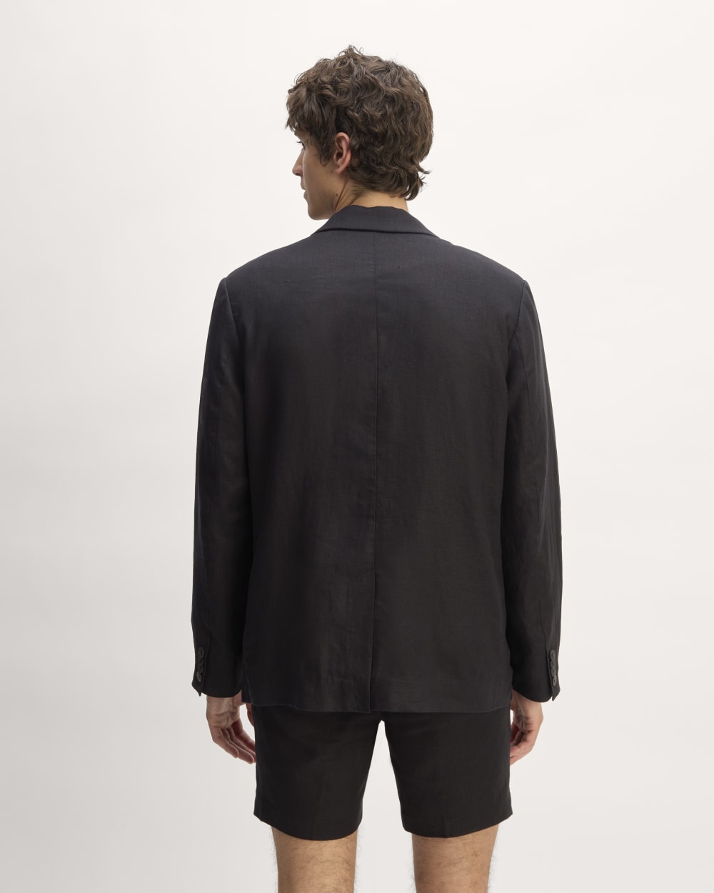 The Linen Blazer | Black