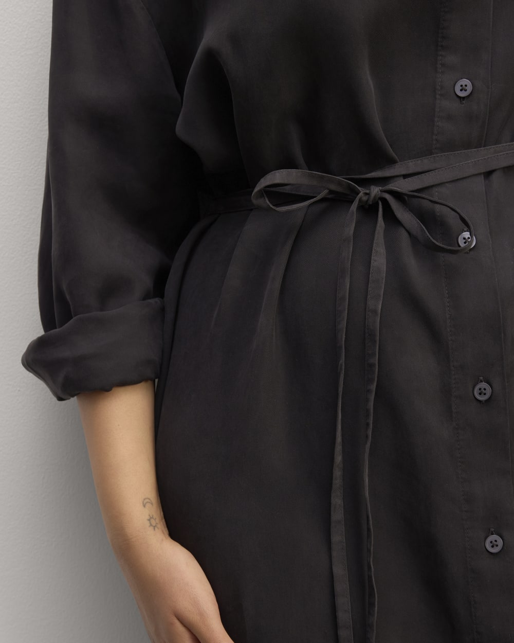 The Must-Have Shirtdress in Butterlite | Black