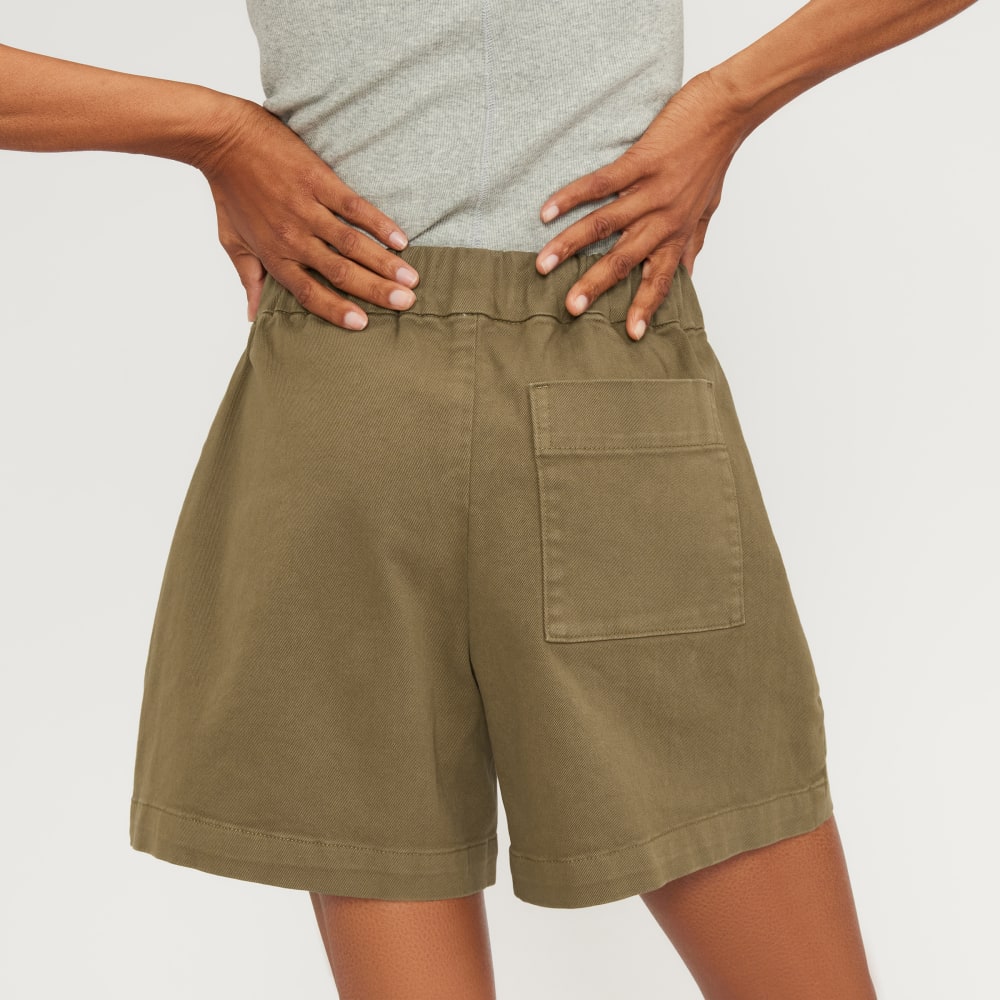 The Organic Pull-On Short | Beech
