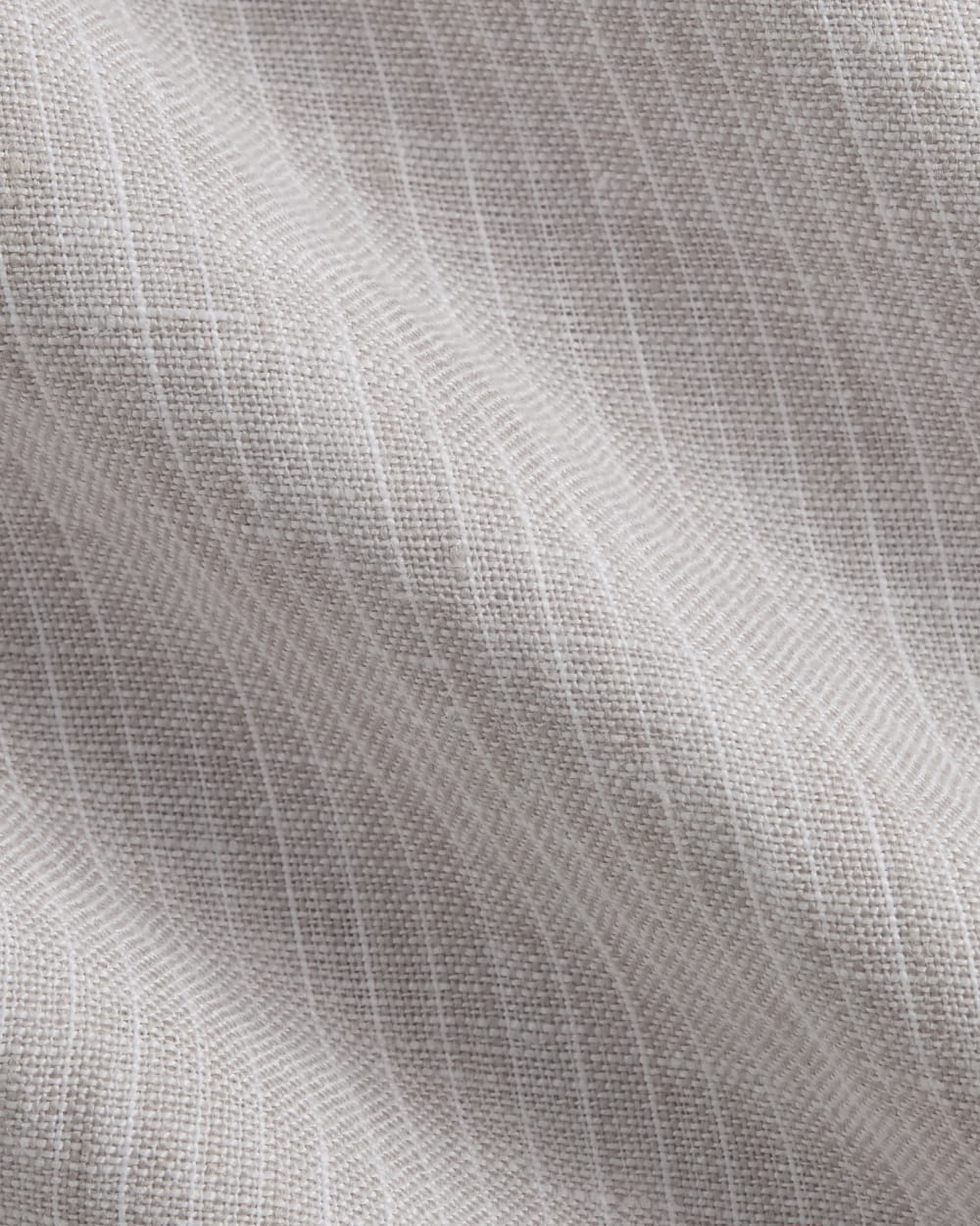 The Classic Short-Sleeve Shirt in Linen | Stone / White