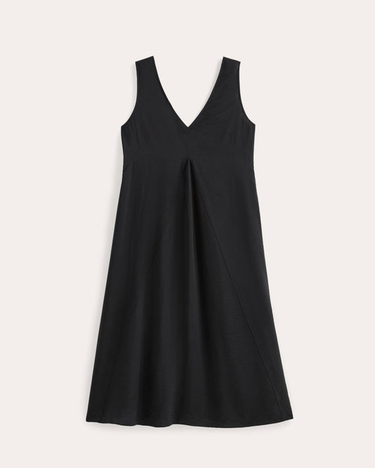 The V-Neck Dress in SoftLuxe | Black