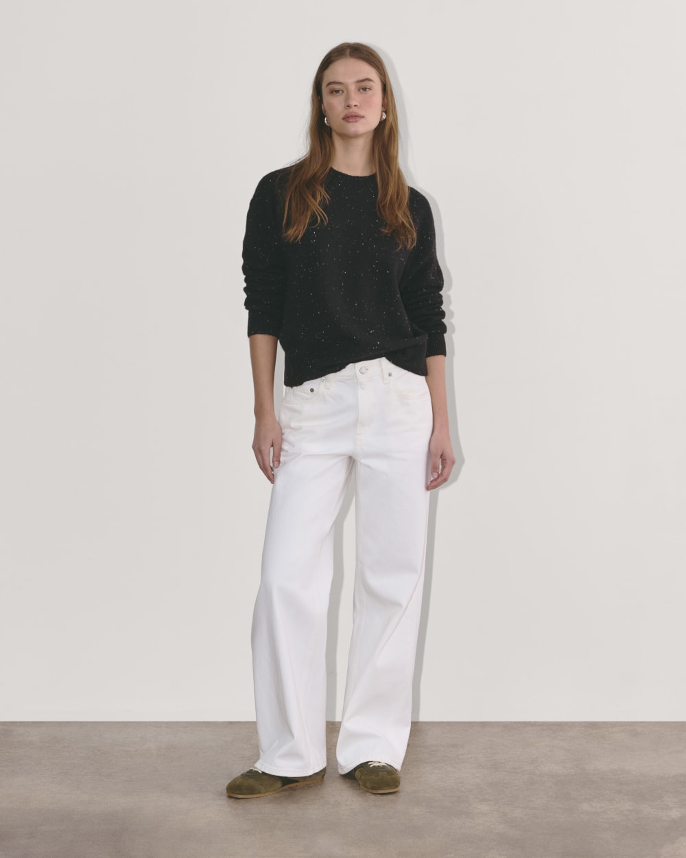 The Cocoon Crew in Plush Cotton | Black Confetti