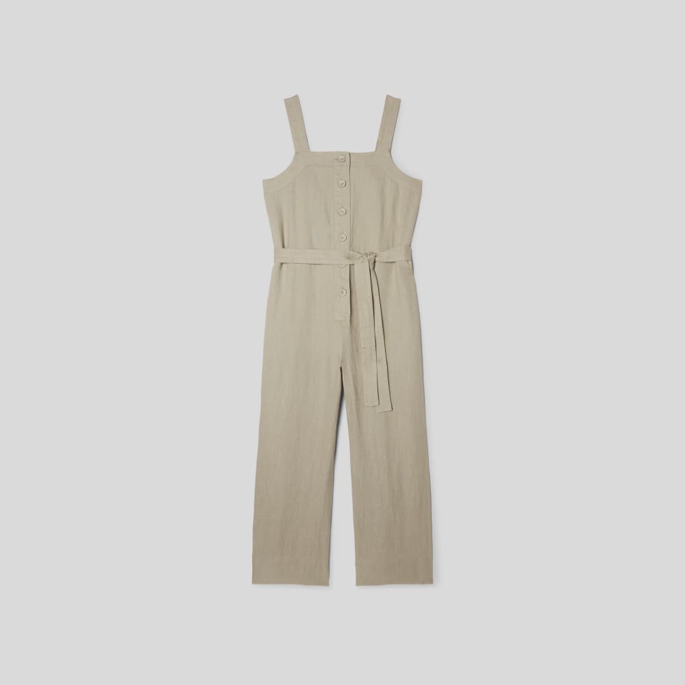 The Linen Jumpsuit | Seagrass