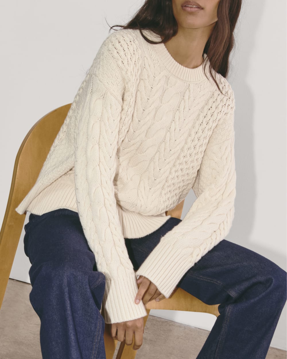 The Cable Sweater in Everyday Cotton | Canvas