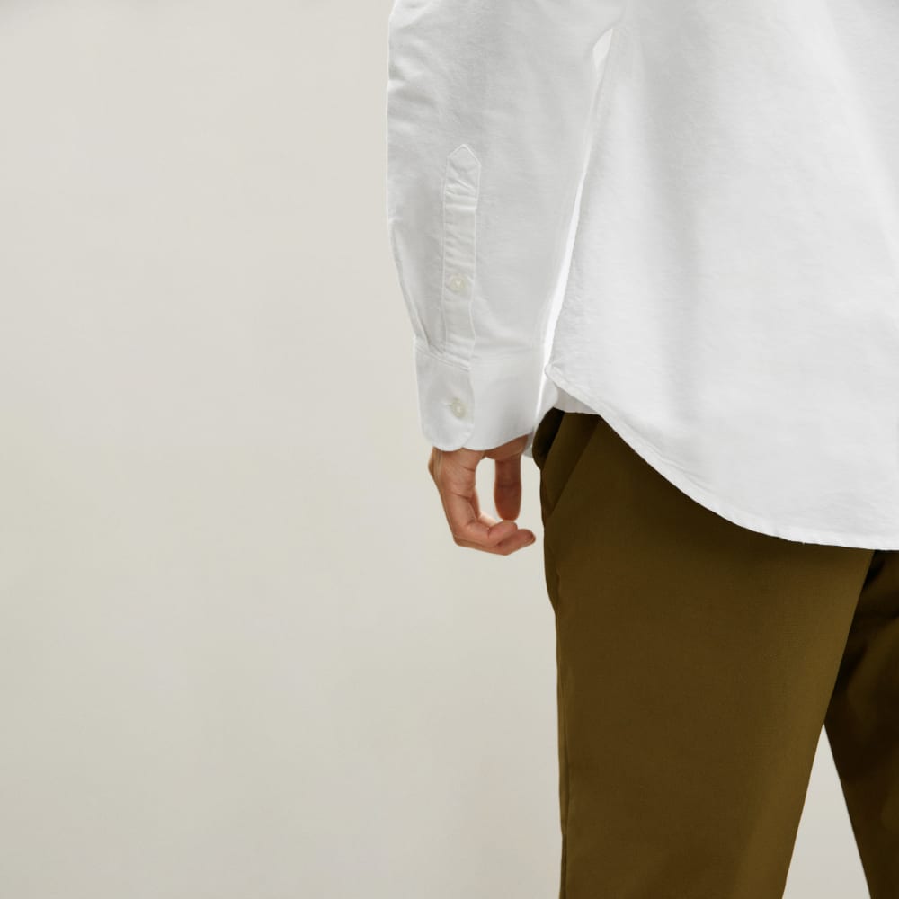 The Standard Fit Japanese Oxford Shirt | Uniform | White | Tall