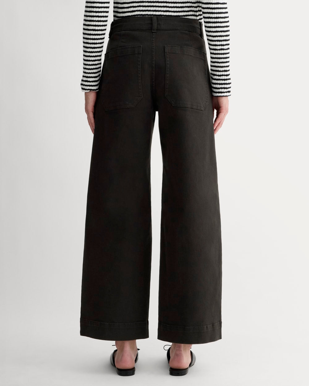 The Utility Wide-Leg Pant | Black