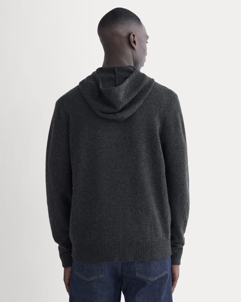 The Felted Merino Hoodie | Charcoal