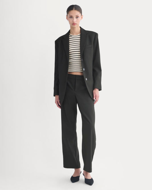 Straight-Leg Trouser in Tailor Twill | Black