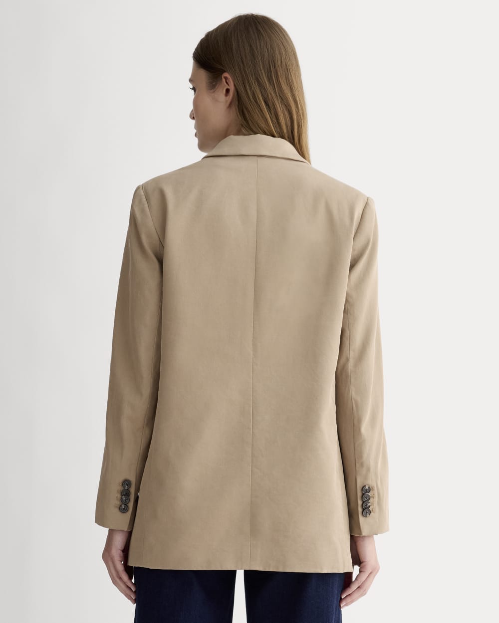 The Oversized Blazer in Buttersmooth | Ash Brown