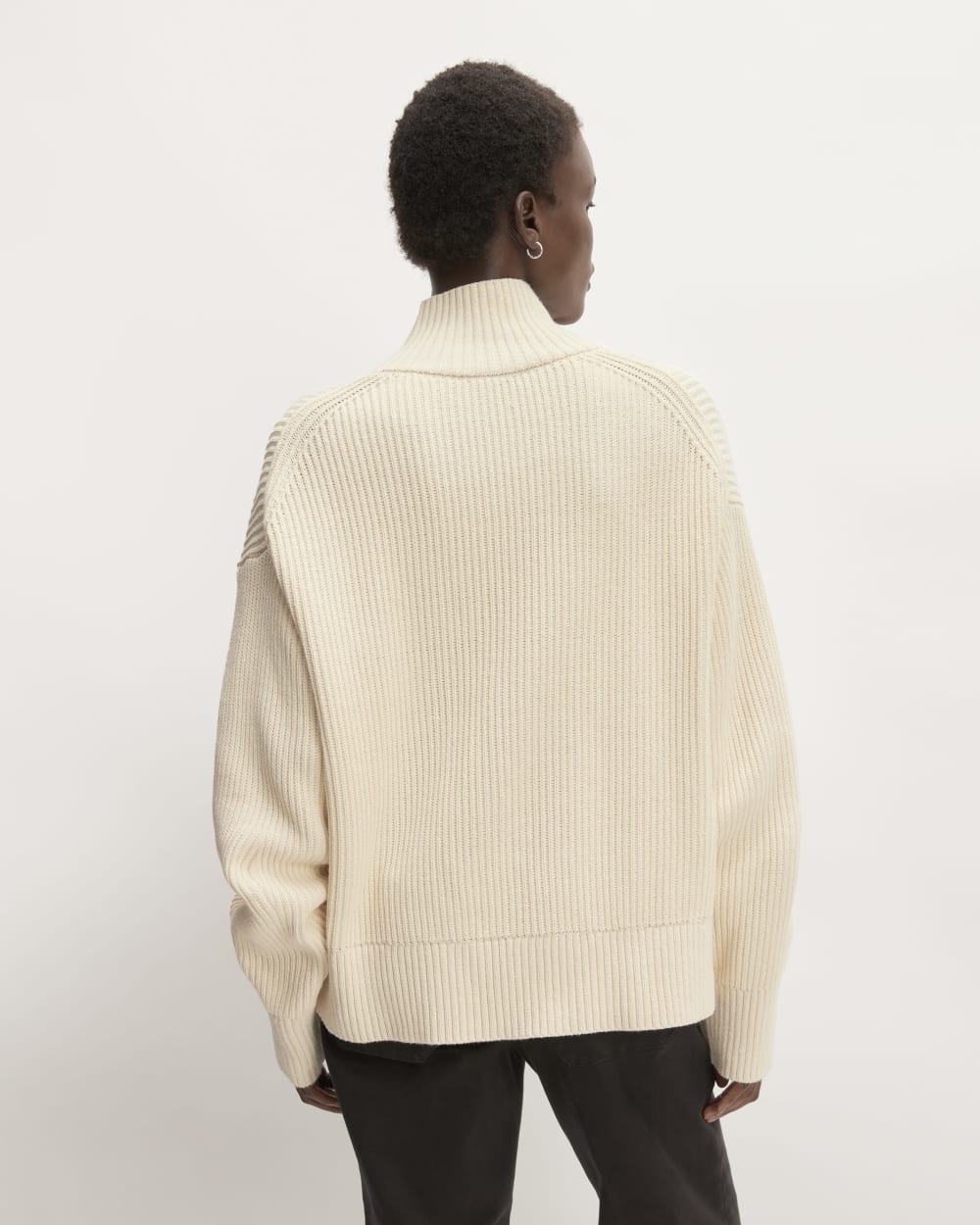 The Organic Cotton Ribbed Turtleneck | Canvas