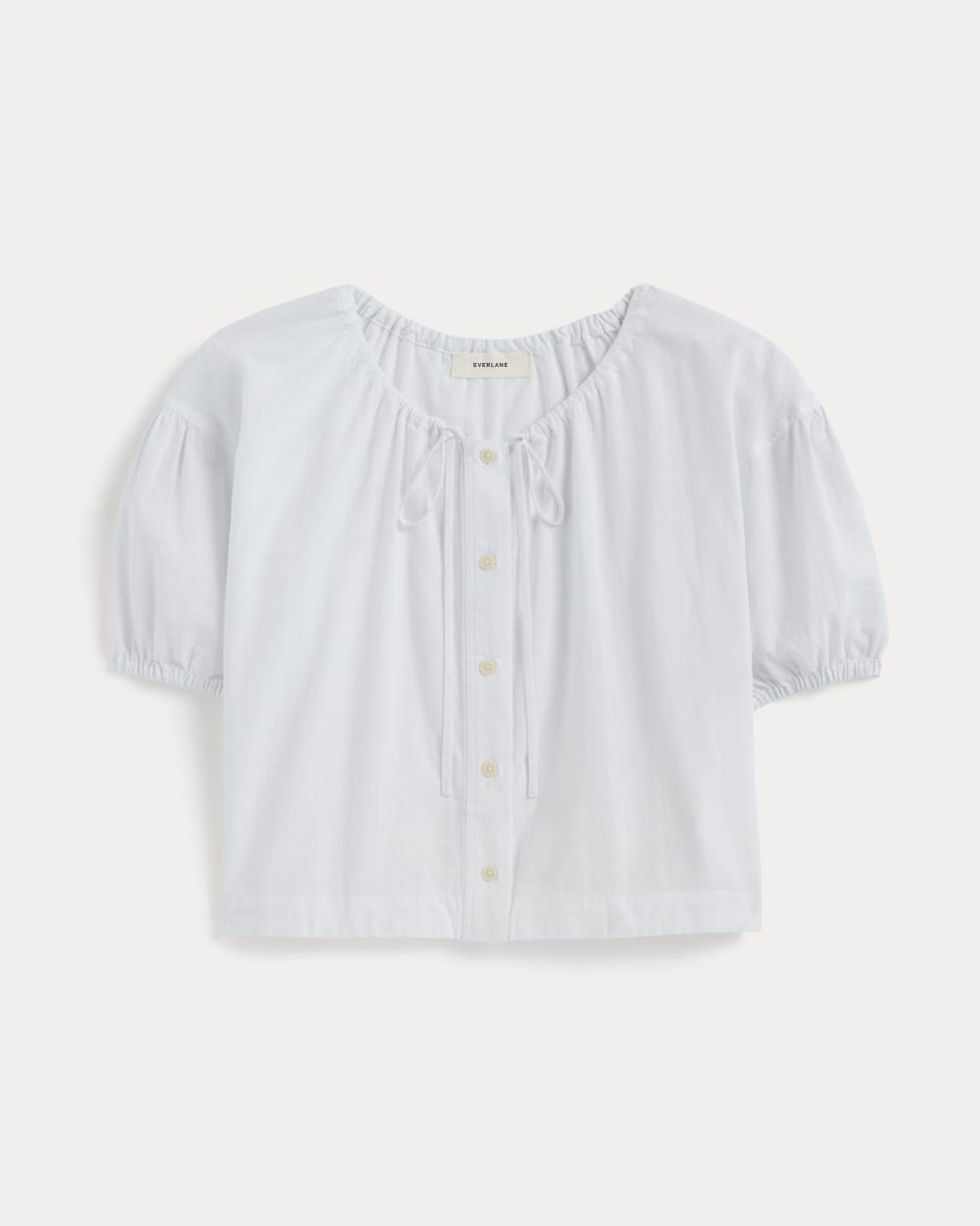 The Gauze Button-Up | White