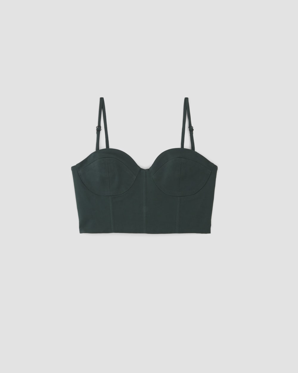 The Structured Cotton Bustier | Scarab