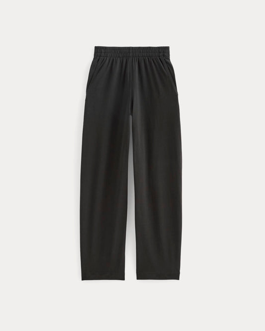 The Off-Duty Barrel Pant | Black