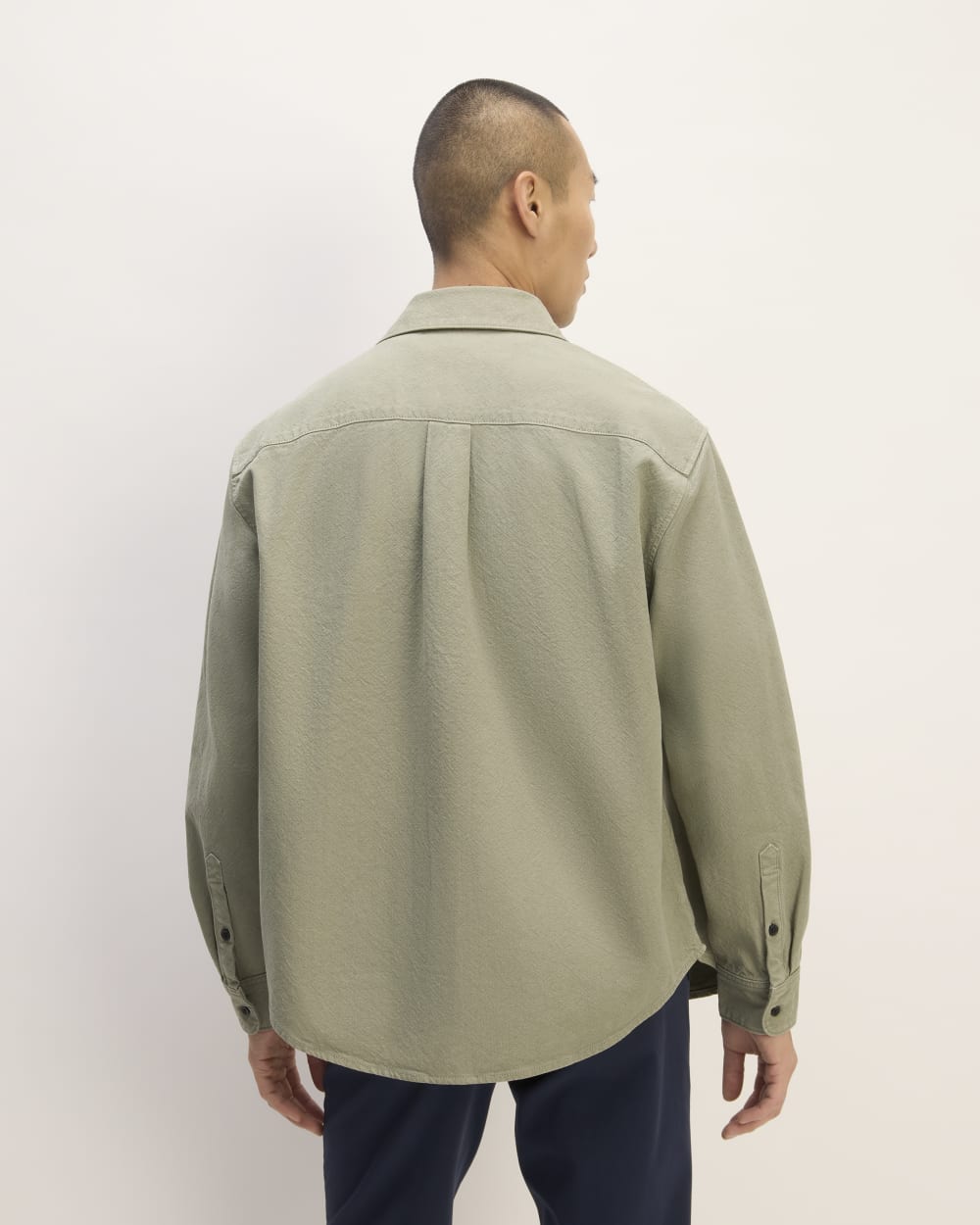 The Canvas Organic Cotton Overshirt | Sage Green