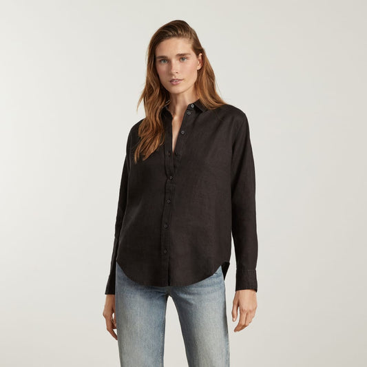 The Must-Have Shirt in Linen | Black