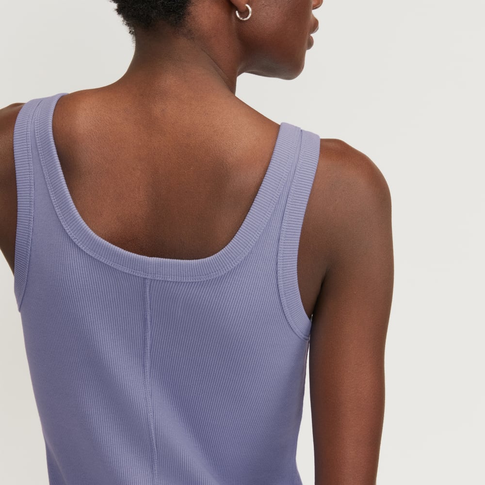 The ’90s Rib Dress | Cornflower Blue