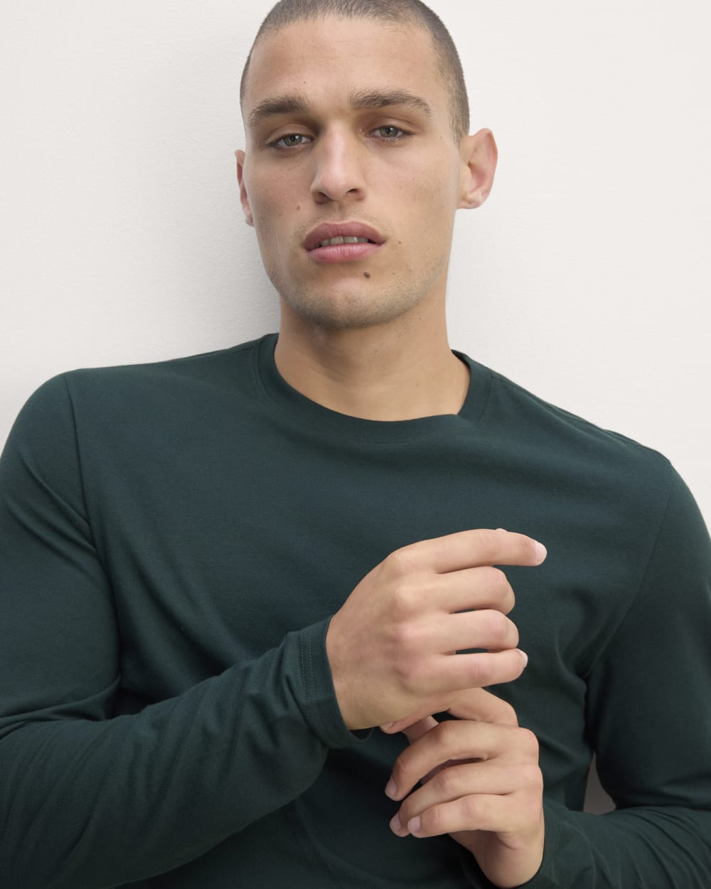 The Essential Organic Long-Sleeve Tee | Scarab